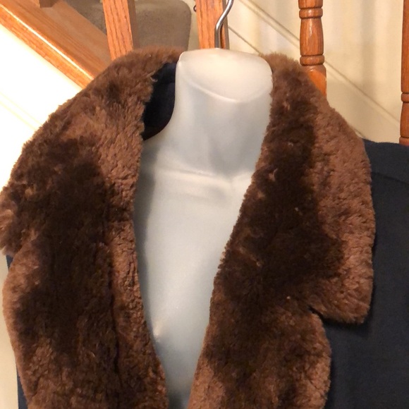 J.G. Hook 100% Wool Blue Coat “L” - Picture 3 of 7